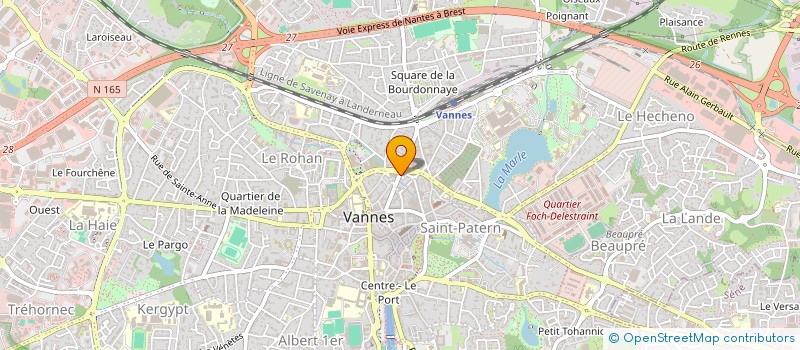 localisation de l'entreprise LA BOUTIQUE DE LA DANSE à VANNES