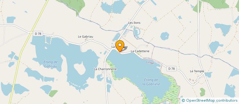 localisation de l'entreprise LA BOUTIQUE DE LA GABRIERE à LINGE