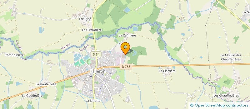 localisation de l'entreprise LA BOUTIQUE DE LA MENUISERIE ET DU STORE à FALLERON