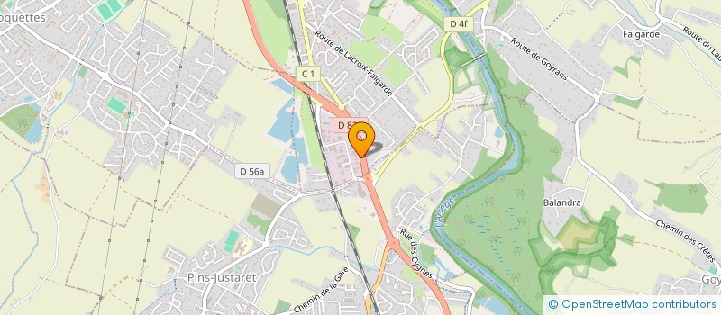 localisation de l'entreprise LA BOUTIQUE DE LA NATURE à PINSAGUEL