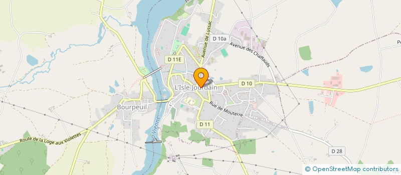 localisation de l'entreprise LA BOUTIQUE DE LAURYNE  L'ISLE-JOURDAIN