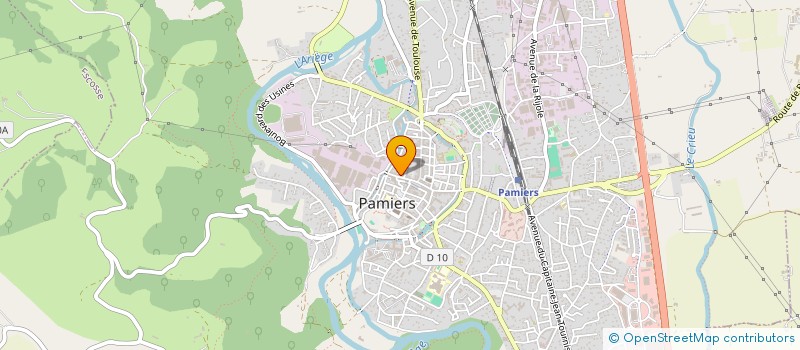 localisation de l'entreprise LA BOUTIQUE DE NATALENE à PAMIERS