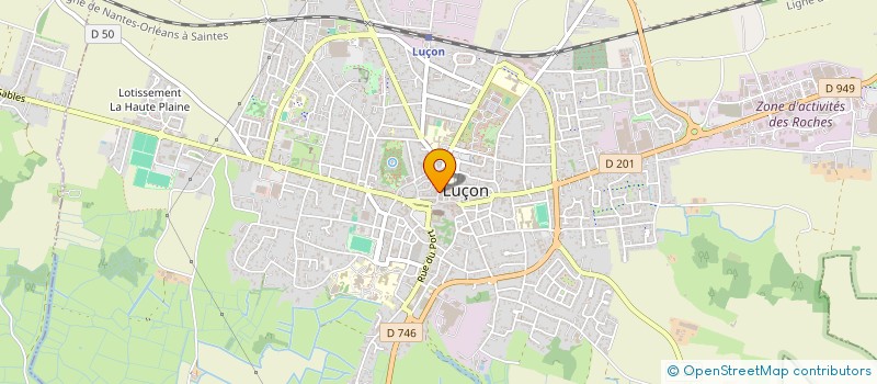 localisation de l'entreprise LA BOUTIQUE DE NELLY  LUCON