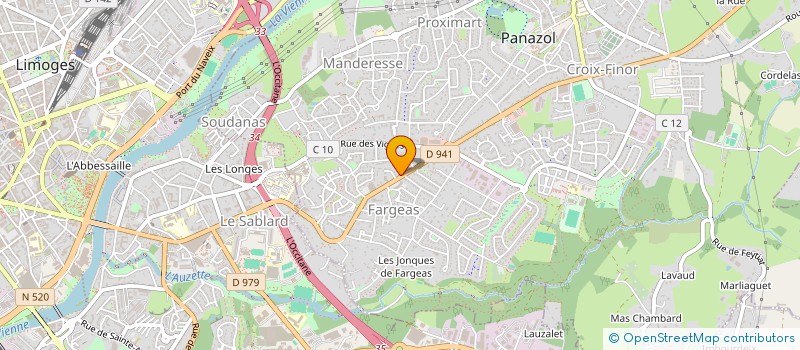 localisation de l'entreprise LA BOUTIQUE DE PANAZOL à PANAZOL