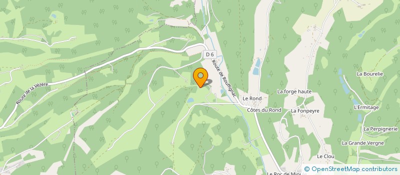 localisation de l'entreprise LA BOUTIQUE DE PRODUCTEURSLA FERME DE TOURTEL  ROUFFIGNAC-ST-CERNIN-DE-REILHAC