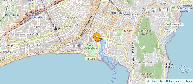 localisation de l'entreprise LA BOUTIQUE DE RIVOLI à NICE