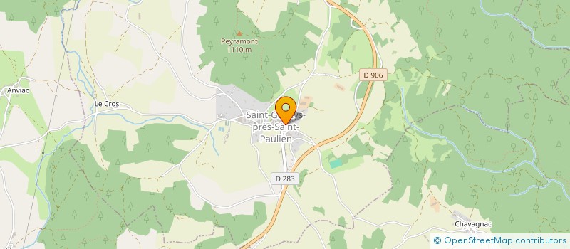 localisation de l'entreprise LA BOUTIQUE DE SAINT GENEYS  SAINT-GENEYS-PRES-SAINT-PAULIEN