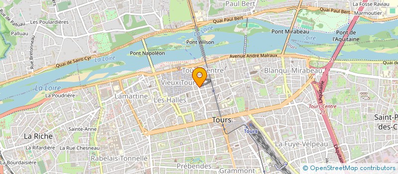 localisation de l'entreprise LA BOUTIQUE DE SEBASTIEN  TOURS