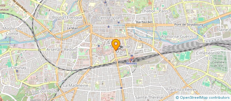 localisation de l'entreprise LA BOUTIQUE DES ARTISANS à RENNES