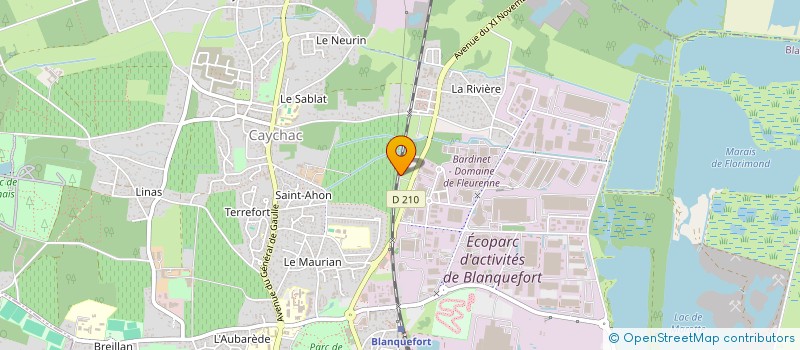 localisation de l'entreprise LA BOUTIQUE DES CERAMISTES à BLANQUEFORT
