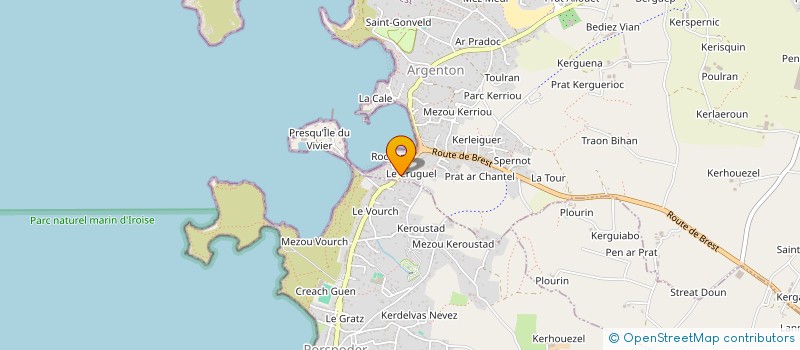 localisation de l'entreprise LA BOUTIQUE DES CINTRES  LANDUNVEZ