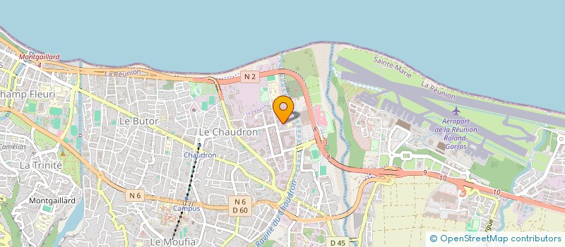 localisation de l'entreprise LA BOUTIQUE DES CREATEURS à SAINT-DENIS