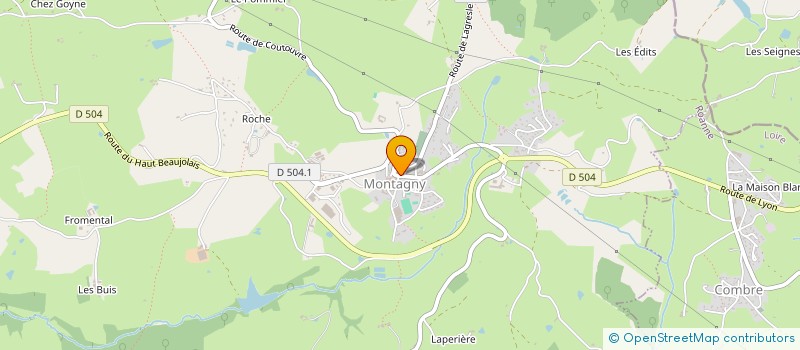 localisation de l'entreprise LA BOUTIQUE DES FIILES  MONTAGNY