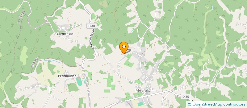 localisation de l'entreprise LA BOUTIQUE DES VOISINS  MEYRALS