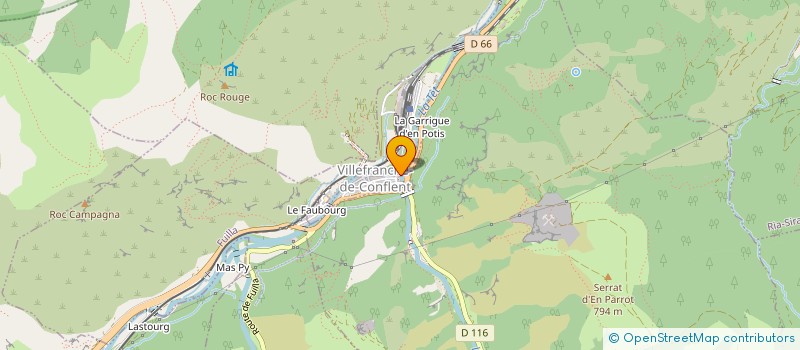 localisation de l'entreprise LA BOUTIQUE DU CHAMPIGNON à VILLEFRANCHE-DE-CONFLENT