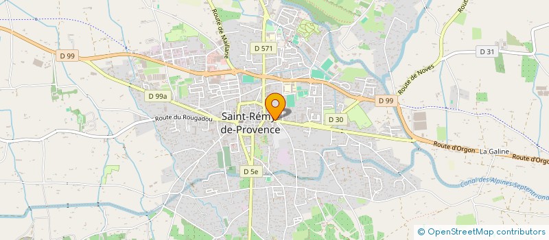 localisation de l'entreprise LA BOUTIQUE DU CLOS  SAINT-REMY-DE-PROVENCE