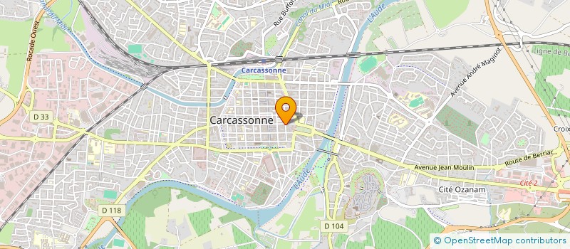 localisation de l'entreprise LA BOUTIQUE DU COIN  CARCASSONNE