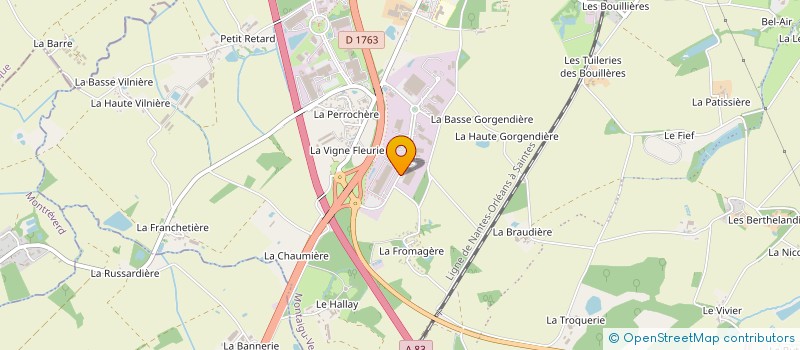 localisation de l'entreprise LA BOUTIQUE DU COMPTOIR à MONTAIGU-VENDEE