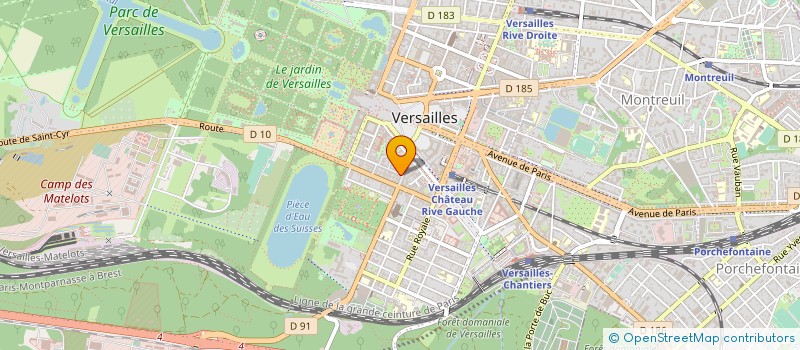 localisation de l'entreprise LA BOUTIQUE DU CONSERVATOIRE à VERSAILLES