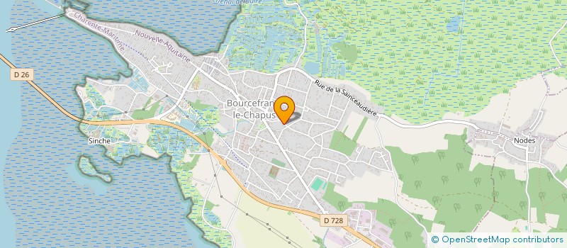 localisation de l'entreprise LA BOUTIQUE DU COURANT FAIBLE ET DE LA PROTECTION  BOURCEFRANC-LE-CHAPUS