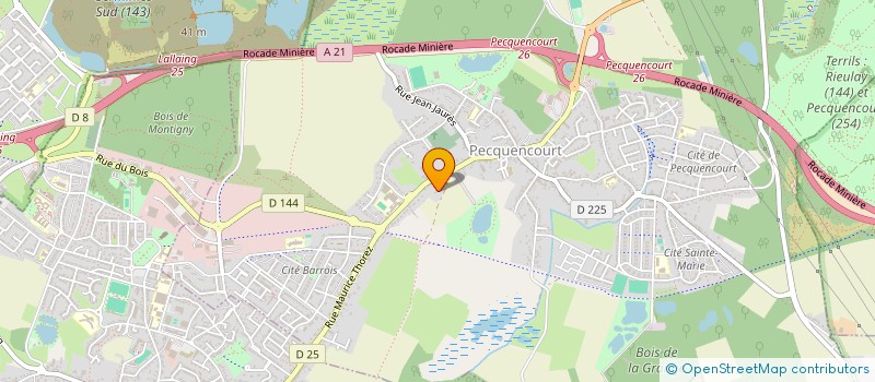 localisation de l'entreprise LA BOUTIQUE DU DOUAISIS  PECQUENCOURT