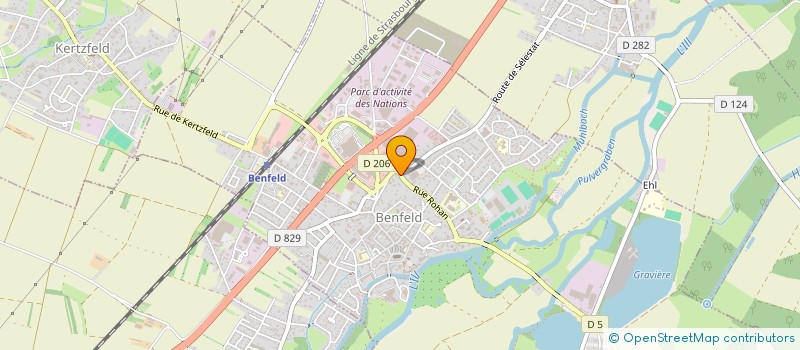localisation de l'entreprise LA BOUTIQUE DU FOIE GRAS à BENFELD