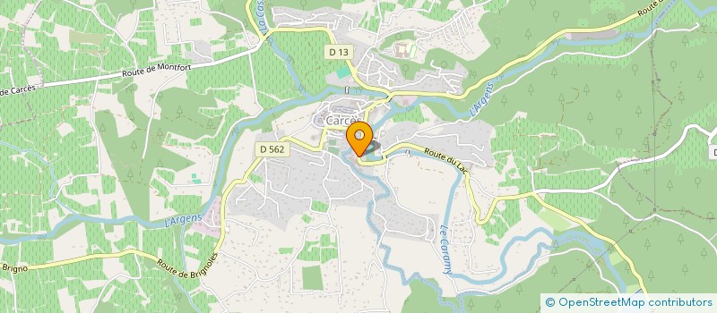 localisation de l'entreprise LA BOUTIQUE DU HAMEAU à CARCES