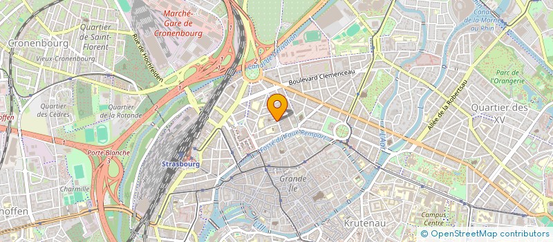 localisation de l'entreprise LA BOUTIQUE DU JOGGEUR à STRASBOURG