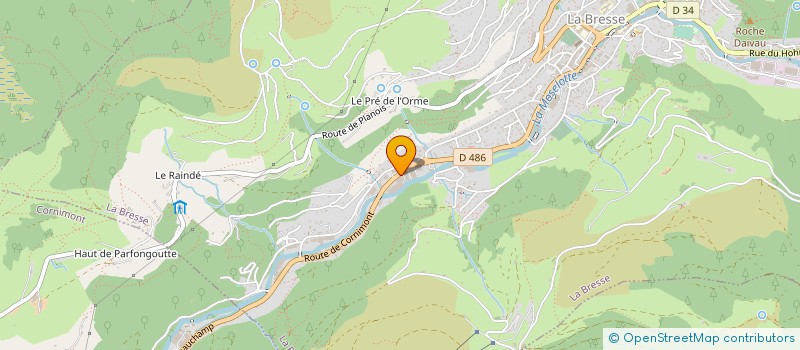 localisation de l'entreprise LA BOUTIQUE DU LAC à LA BRESSE