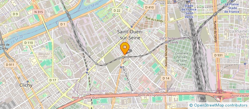 localisation de l'entreprise LA BOUTIQUE DU LOISIR à SAINT-OUEN-SUR-SEINE