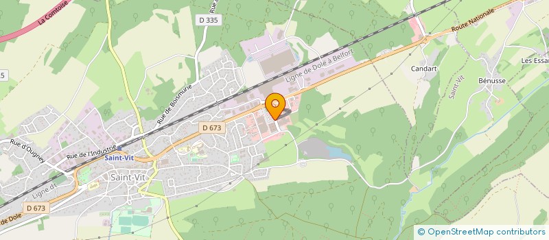 localisation de l'entreprise LA BOUTIQUE DU P'TIOT à SAINT-VIT