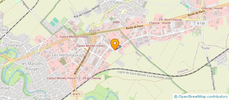 localisation de l'entreprise LA BOUTIQUE DU PARQUET  NIORT