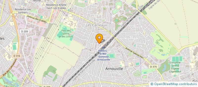 localisation de l'entreprise LA BOUTIQUE DU PARTICULIER à ARNOUVILLE