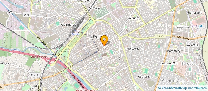 localisation de l'entreprise LA BOUTIQUE DU PIN  REIMS