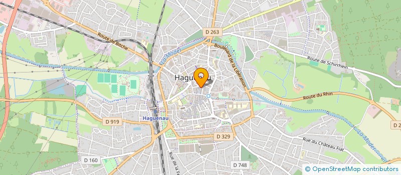 localisation de l'entreprise LA BOUTIQUE DU ROTTWEG à HAGUENAU