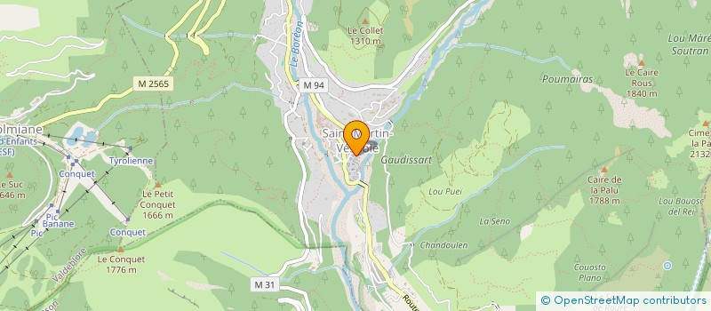 localisation de l'entreprise LA BOUTIQUE DU RUISSEAU  SAINT-MARTIN-VESUBIE