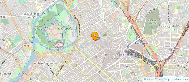 localisation de l'entreprise LA BOUTIQUE DU SIEGE à LILLE