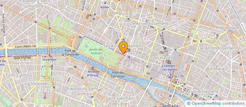 localisation de l'entreprise LA BOUTIQUE DU SOUVENIR à PARIS