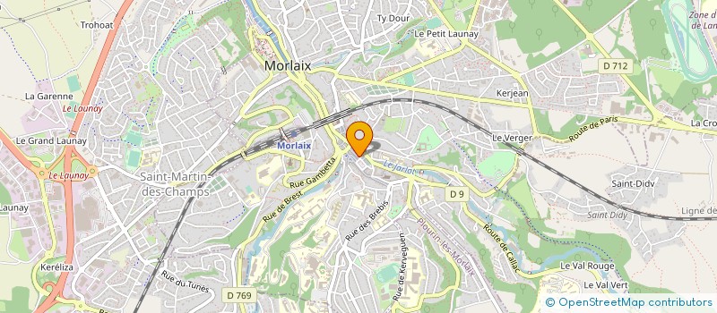 localisation de l'entreprise LA BOUTIQUE DU TRAITEUR à MORLAIX