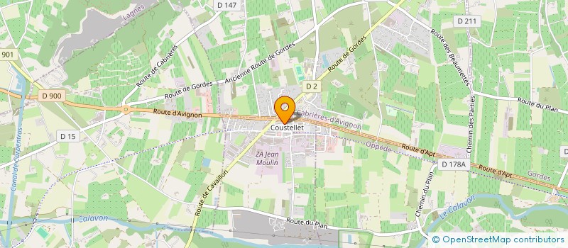 localisation de l'entreprise LA BOUTIQUE EN FACE  MAUBEC