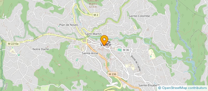 localisation de l'entreprise LA BOUTIQUE EPICERIE FINE à VENCE