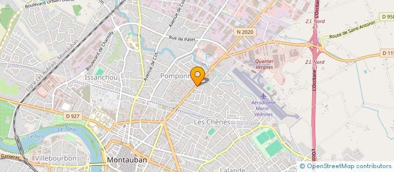 localisation de l'entreprise LA BOUTIQUE FITNESS FUTUROPOLE à MONTAUBAN