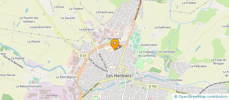 localisation de l'entreprise LA BOUTIQUE GRIFFON à CHANVERRIE