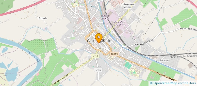 localisation de l'entreprise LA BOUTIQUE INVEST  CASTELSARRASIN