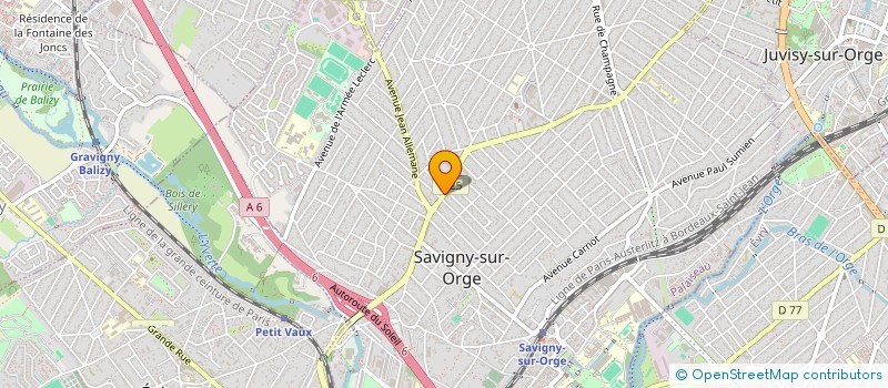 localisation de l'entreprise LA BOUTIQUE N.C  SAVIGNY-SUR-ORGE
