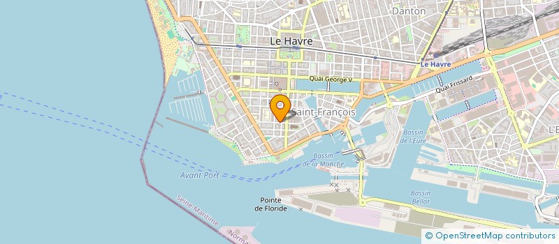 localisation de l'entreprise LA BOUTIQUE NOTRE DAME à LE HAVRE