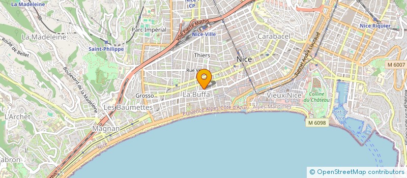 localisation de l'entreprise LA BOUTIQUE NUM 7 à NICE