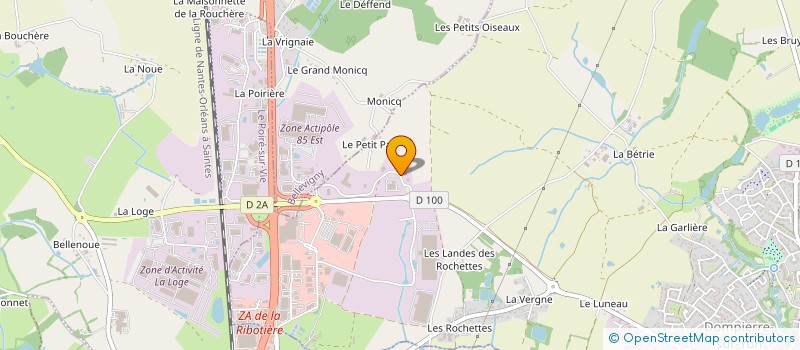 localisation de l'entreprise LA BOUTIQUE SOLAIRE PRO  DOMPIERRE-SUR-YON