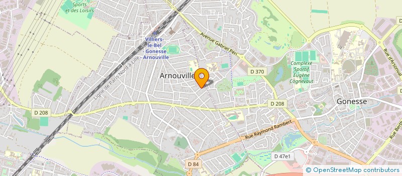 localisation de l'entreprise LA BOUTIQUE TARA à ARNOUVILLE