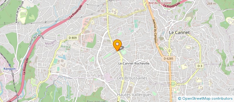 localisation de l'entreprise LA BOUTIQUE VAPE à LE CANNET